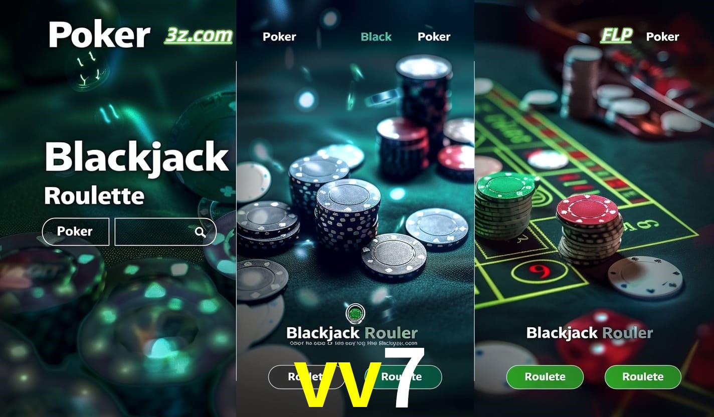 Cassino online vv7 com Poker, Blackjack e Roleta ao vivo para jogadores do Brasil