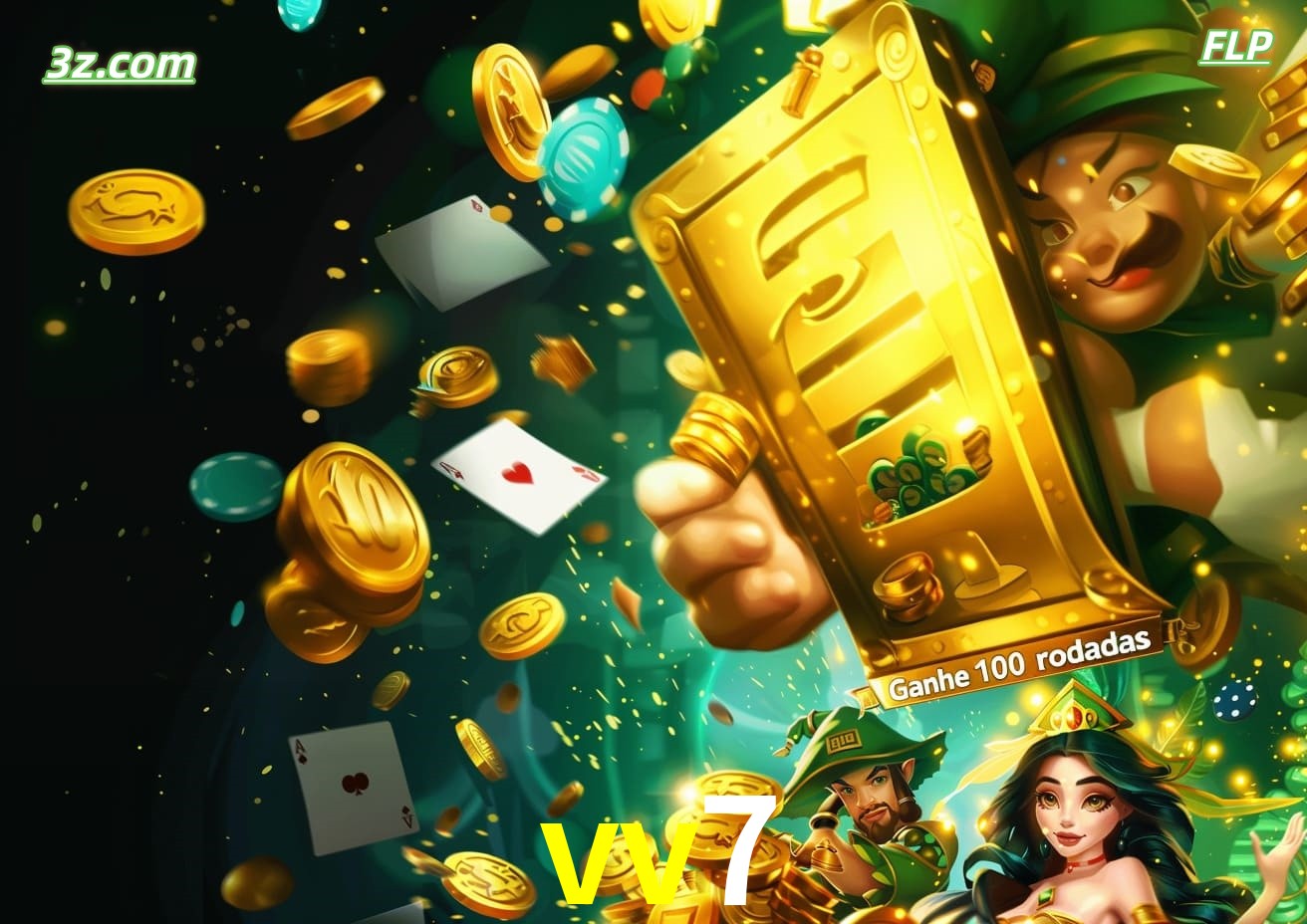 Cassino online vv7 Brasil com caça-níqueis e bônus de 100 rodadas grátis